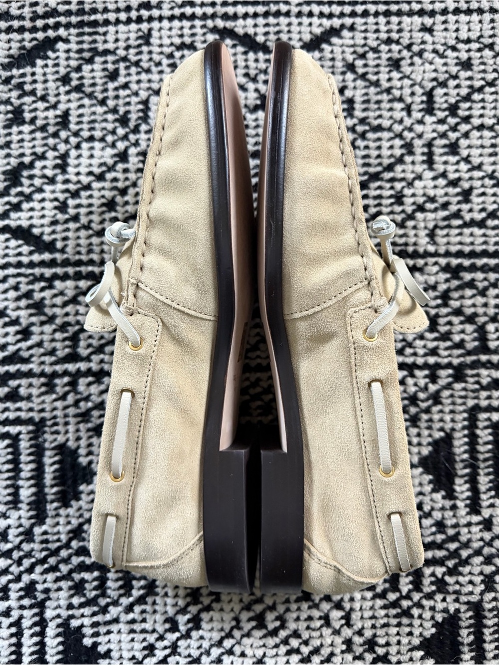 rag & bone Carter Boat Shoe in Macadamia - Picture 6 of 7